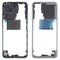 Pour Xiaomi Redmi Note 12S Plaque de lunette de cadre central d'origine (bleu)